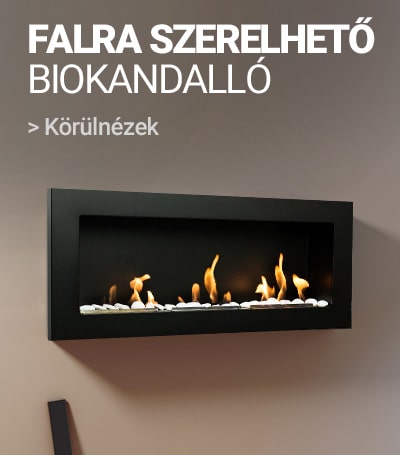 Falra szerelhető biokandalló